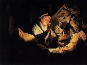 REMBRANDT Harmenszoon van Rijn Parable of the Rich Man oil painting on canvas